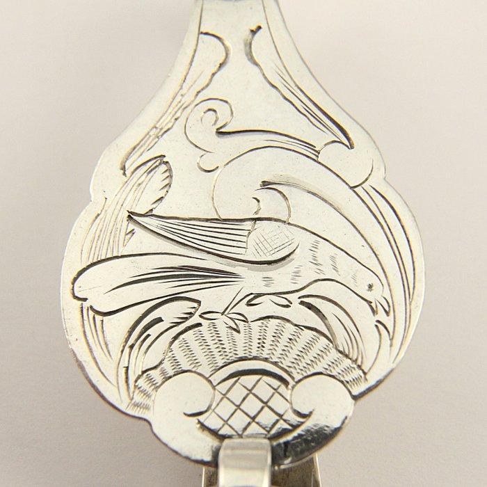 Riem ornament - Antieke (1823) chatelaine - HANDWERK - Ovaal, Antiek en Kunst, Antiek | Goud en Zilver