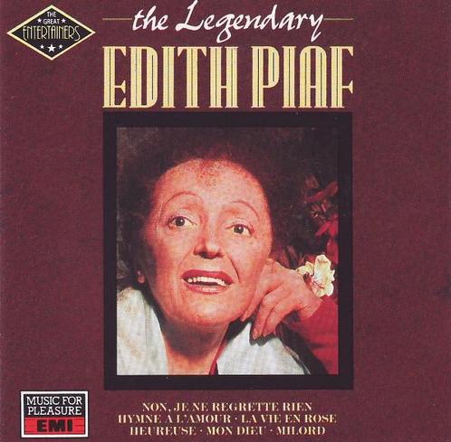cd - Edith Piaf - The Legendary Edith Piaf, Cd's en Dvd's, Cd's | Overige Cd's, Zo goed als nieuw, Verzenden