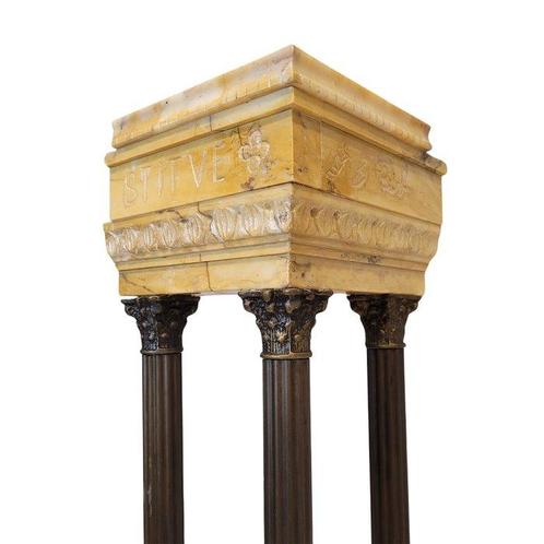 sculptuur, Escultura / Souvenir del Grand Tour “Templo de, Antiek en Kunst, Antiek | Meubels | Stoelen en Banken