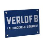 Emaille reclamebord: Verlof B, Ophalen of Verzenden, Nieuw