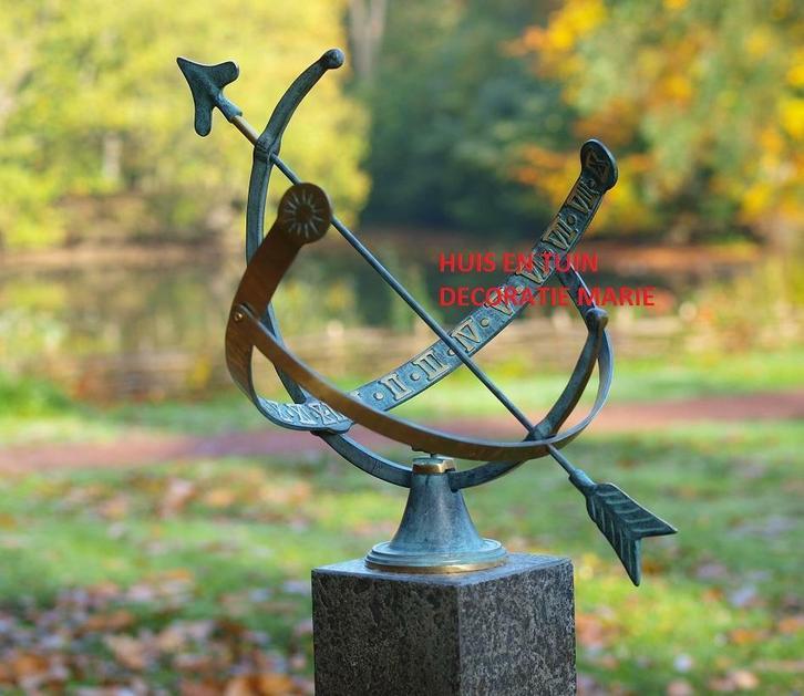 BRONZEN ZONNEWIJZERS / GEEN VERZENDKOSTEN, Tuin en Terras, Tuinbeelden, Nieuw, Ophalen of Verzenden