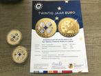 Nederland. 2 Medals 2022 - 20 years of Euro, Postzegels en Munten