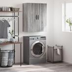 vidaXL Wandkast 69,5x34x90 cm bewerkt hout grijs sonoma, Verzenden, Nieuw, 50 tot 100 cm, Minder dan 100 cm
