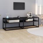 vidaXL Tv-meubel 140x40x40,5 cm gehard glas, Huis en Inrichting, 100 tot 150 cm, Verzenden, Nieuw, Glas