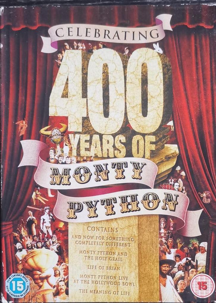 400 Years of Monty Python - (5 disc)        Gratis verzenden, Cd's en Dvd's, Dvd's | Tv en Series, Gebruikt, Boxset, Komedie, Vanaf 12 jaar