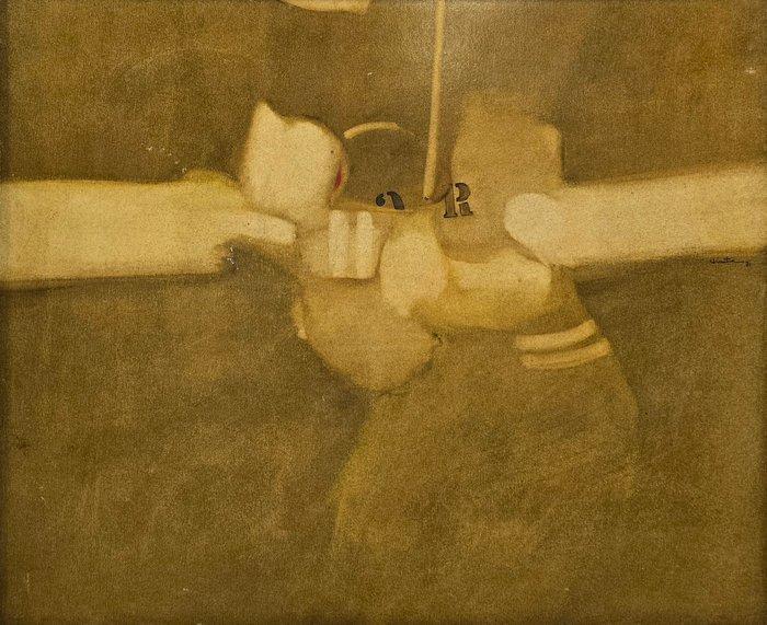 Nacho Urrutia (1941) - Dos almas, Antiek en Kunst, Kunst | Schilderijen | Modern