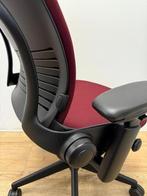 Steelcase Leap V2 Full Option Bordeauxrood - Als Nieuw, Huis en Inrichting, Bureaustoelen, Verzenden, Zo goed als nieuw, Bureaustoel