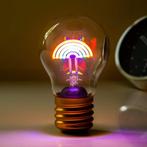 Oplaadbare LED filament lamp - Regenboog, Verzenden, Nieuw