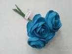 Camelia ranonkel foambloem blauw neon bundel 5 st, Huis en Inrichting, Ophalen of Verzenden, Nieuw