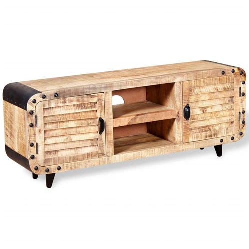 vidaXL Tv-meubel 120x30x50 cm massief mangohout, Huis en Inrichting, Kasten | Televisiemeubels, 25 tot 50 cm, Nieuw, Overige houtsoorten