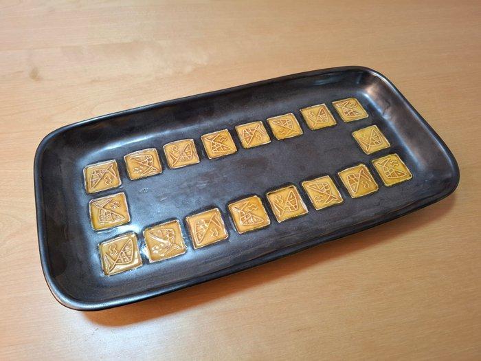 Céramique de Namur - Yvette Manoy - Schaal - L. 34 cm -, Antiek en Kunst, Antiek | Glas en Kristal