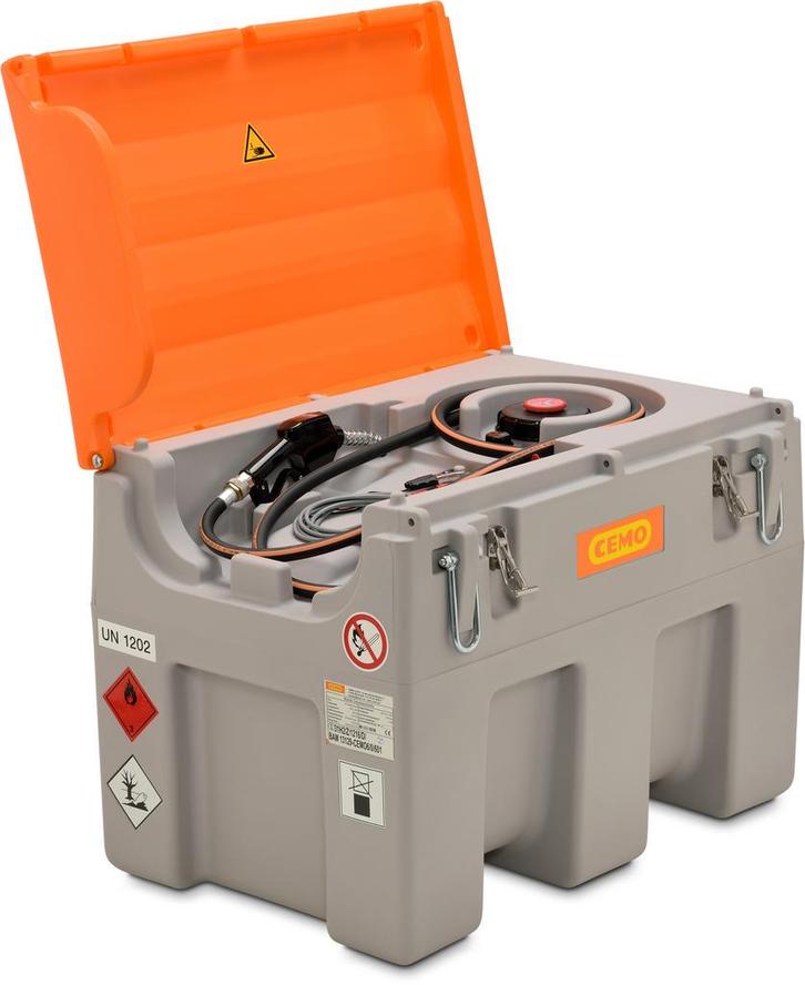 Mobiele dieseltank 460 ltr, 12 Volt met deksel, Zakelijke goederen, Agrarisch | Werktuigen, Ophalen of Verzenden