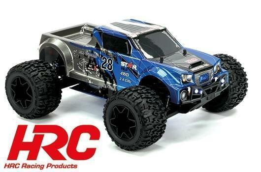 HRC15012BL-2 1/10 XL Elektrisch - 4WD Monster Truck - RTR..., Hobby en Vrije tijd, Modelbouw | Radiografisch | Overige, Verzenden