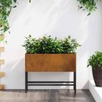 vidaXL Verhoogde Tuin Plantbak Roestig 60 x 26 x 45 cm, Tuin en Terras, Verzenden, Minder dan 60 cm, Nieuw, Metaal