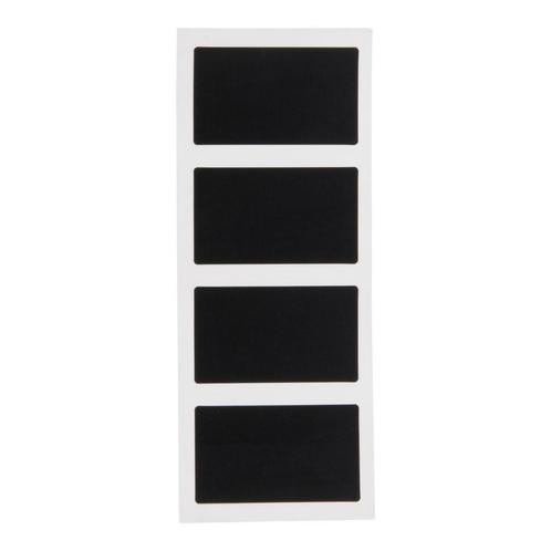 Krijtbord sticker etiket | Rechthoek | 8 stuks | 4,7x8cm, Zakelijke goederen, Horeca | Keukenapparatuur, Nieuw in verpakking, Verzenden