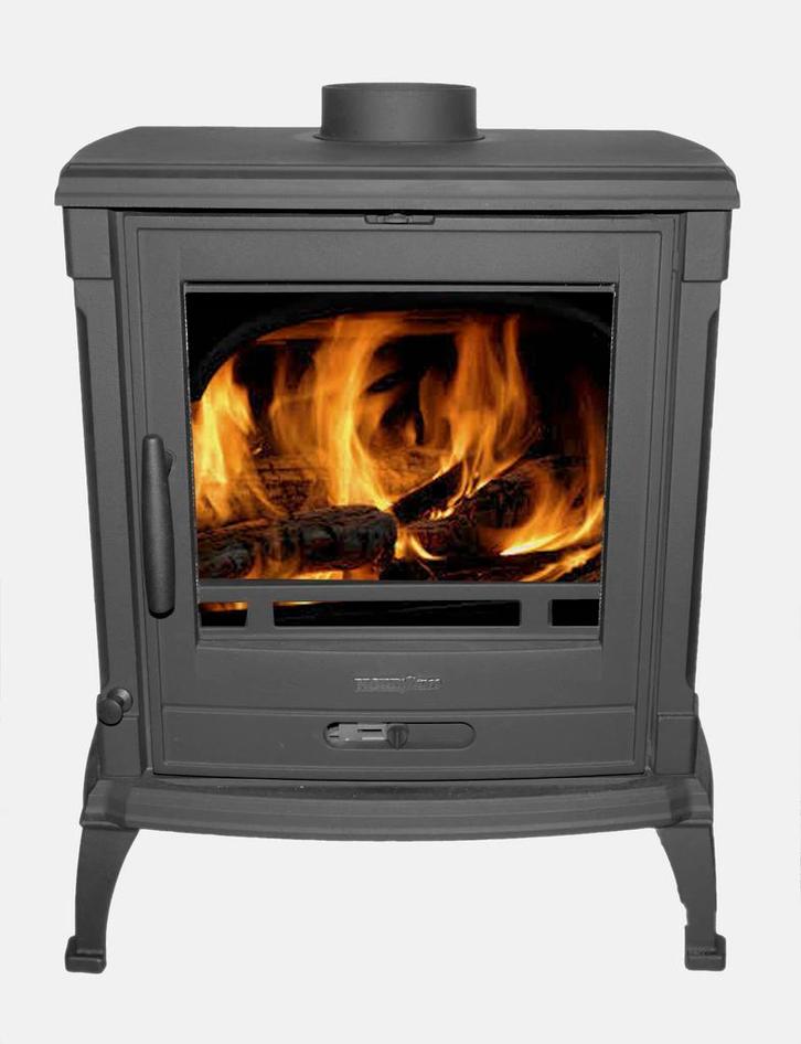 Gietijzeren Houtkachel | Nordflam Iberia (7-12 KW), Huis en Inrichting, Kachels, Houtkachel, Hout, Nieuw, Vrijstaand, Ophalen of Verzenden