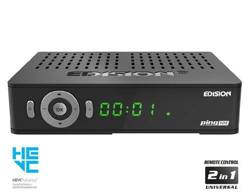 Edision PING T2/C DVB-T2C H.265 HEVC, Audio, Tv en Foto, Schotelantennes, (Schotel)antenne-accessoires, Nieuw, Ophalen of Verzenden