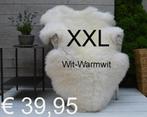 Schapenvacht XXXL GROOT schapenvel schapenhuid WIT € 39,95, Ophalen of Verzenden, Nieuw
