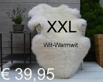 Schapenvacht XXXL GROOT schapenvel schapenhuid WIT € 39,95 beschikbaar voor biedingen