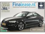 Audi A3 35 TFSI CoD S-Line Marge 150PK AUT Pano LED €390pm, Auto's, Automaat, Zwart, Nieuw, Sedan