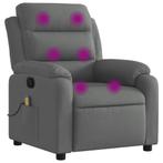 Luxe Relaxstoel met Massage? Tweedekansje! OP=OP, Ophalen of Verzenden, Nieuw, Grijs