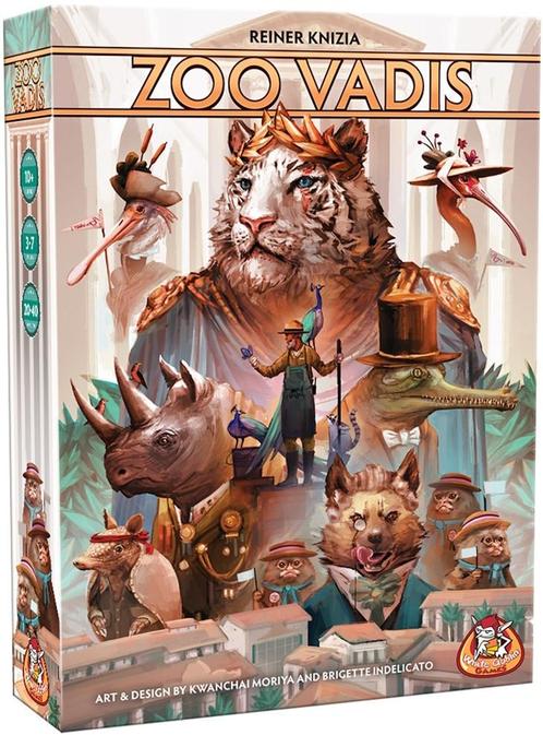 Zoo Vadis - (NL) Bordspel | White Goblin Games -, Hobby en Vrije tijd, Gezelschapsspellen | Bordspellen, Nieuw, Verzenden
