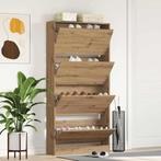 vidaXL Schoenenkast artisanaal eikenkleurig 80 x 21 x 163.5, Verzenden, Nieuw