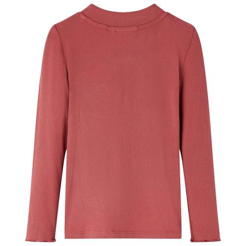 vidaXL Kindershirt met lange mouwen en lage col 128, Kinderen en Baby's, Kinderkleding | Overige, Nieuw, Verzenden