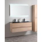 Badkamermeubel Casajoy Boston 120x46x55cm Eiken Met, Ophalen of Verzenden, Nieuw, Bad