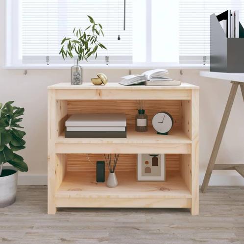 vidaXL Boekenkast 80x35x68 cm massief grenenhout, Huis en Inrichting, Kasten | Boekenkasten, 25 tot 50 cm, Nieuw, Grenenhout, Minder dan 100 cm