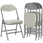 TRUUSK Set Van 4 Vouwstoelen Campingstoel Met Gevoerde Rugle, Verzenden, Nieuw