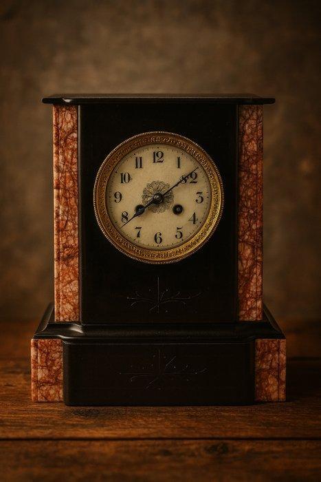Pendule - Antiek Marmer, Brons, Messing - 1850-1900, Antiek en Kunst, Antiek | Klokken