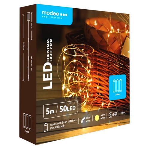 Modee Lichtsnoer Kerst 5 Meter - Kerstverlichting voor, Diversen, Kerst, Nieuw, Verzenden
