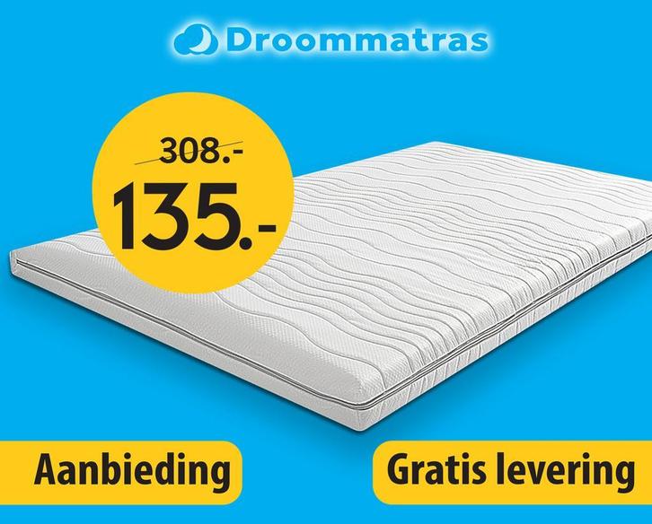 90x200 cm Koudschuim topper /Topdekmatras 9 cm dik, Huis en Inrichting, Slaapkamer | Matrassen en Bedbodems, 90 cm, 200 cm, Eenpersoons