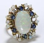 Ring - 14 karaat Geel goud - 8.40ct. tw. Opaal - Gemengde, Nieuw