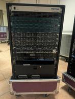 Fx rack volledig compleet met flight case en multikabels, Zo goed als nieuw, Audio