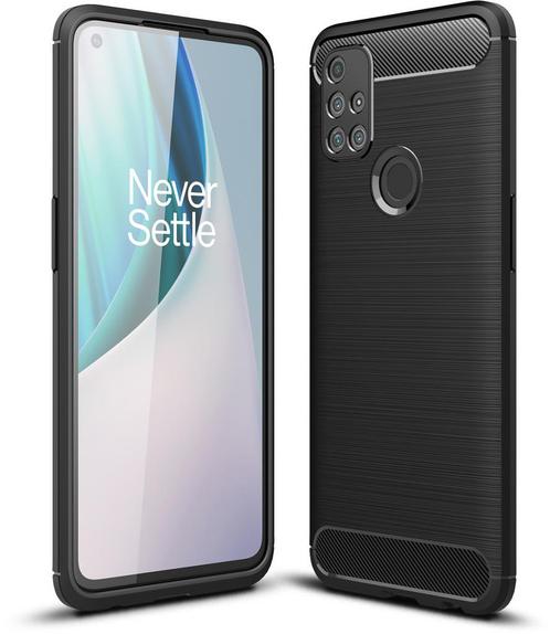 ProGuard OnePlus Nord N10 5G Hoesje Brushed Carbon Zwart, Telecommunicatie, Mobiele telefoons | Hoesjes en Frontjes | Overige merken