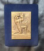 Italië. rare commemorative bronze plaque dedicated to