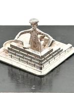 No reserve-Handgemaakte Hollands zilveren miniatuur Muurtje