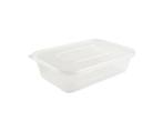 Microwave Box bak + deksel G 650ml 10 PCS Wit Lid-, Huis en Inrichting, Keuken | Keukenbenodigdheden, Nieuw, Verzenden