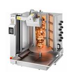 GGM Gastro | Gas kebabrobot - 8 branders - V-vorm - max. 95, Verzenden