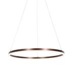 Hanglamp donkerbrons 80 cm incl. LED 3-staps dimbaar -, Huis en Inrichting, Lampen | Hanglampen, Nieuw, Modern, 75 cm of meer