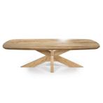 Salontafels Nikki - 130cm - Naturel - 96133 - salontafel, Huis en Inrichting, Nieuw, Overige materialen