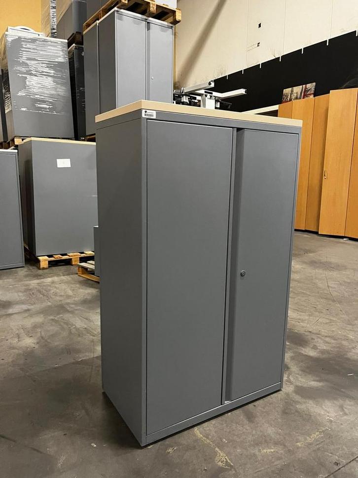 50x Klapdeurkast/Archiefkast 130 x 80 x 45 cm | Merk L&amp;F, Huis en Inrichting, Kasten | Roldeurkasten en Archiefkasten, Met slot