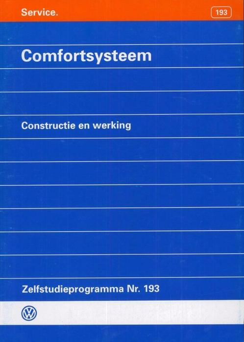 1998 Volkswagen  Comfortsystemen Zelfstudieprogramma 193, Auto diversen, Handleidingen en Instructieboekjes, Verzenden