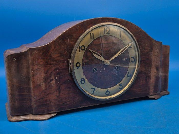 Klok - Messing, Hout - 1940-1950, Antiek en Kunst, Antiek | Klokken