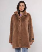 -30% Rino & Pelle  Rino & Pelle Coat nonna.7002411  maat 42, Kleding | Dames, Jassen | Winter, Verzenden, Nieuw, Bruin