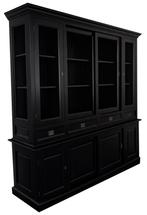 Buffetkast zwart - zwart Eelde 225cm, Ophalen of Verzenden, Nieuw