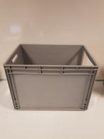 60x40x42 grijpbak, grijs, PP, vlakke bodem - Gebruikt, Per, Doe-het-zelf en Verbouw, Kratten en Dozen, 40 tot 60 cm, 50 tot 75 cm
