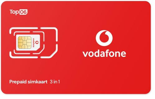 Koop hier uw Vodafone prepaid simkaart- Beste prijs in NL, Telecommunicatie, Prepaidkaarten en Simkaarten, Prepaidkaart, Nieuw